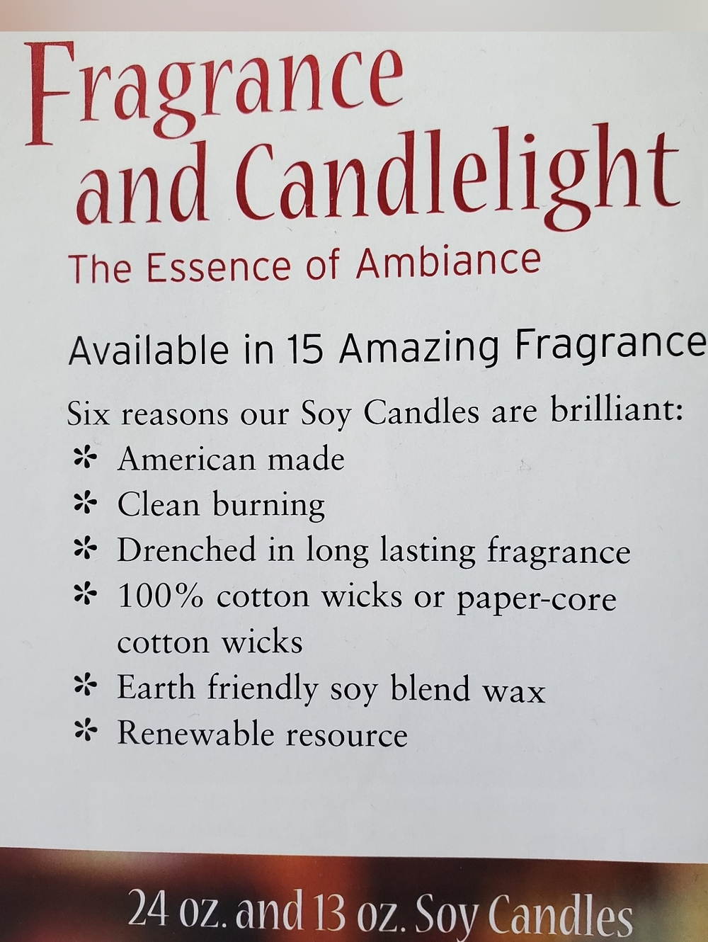 Autumn Maple Leaves scent 24 oz Candle green jar New Home Interiors clean burn - Picture 13 of 15